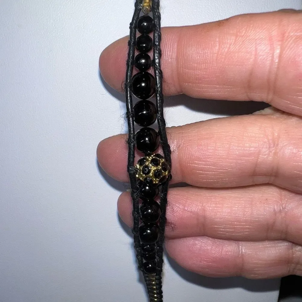 Bindy USA Corded Beaded Wrap Bracelet